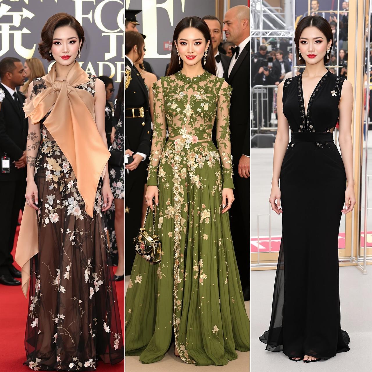 吃瓜网海角 - 某女星红毯造型全记录：从翻车到封神